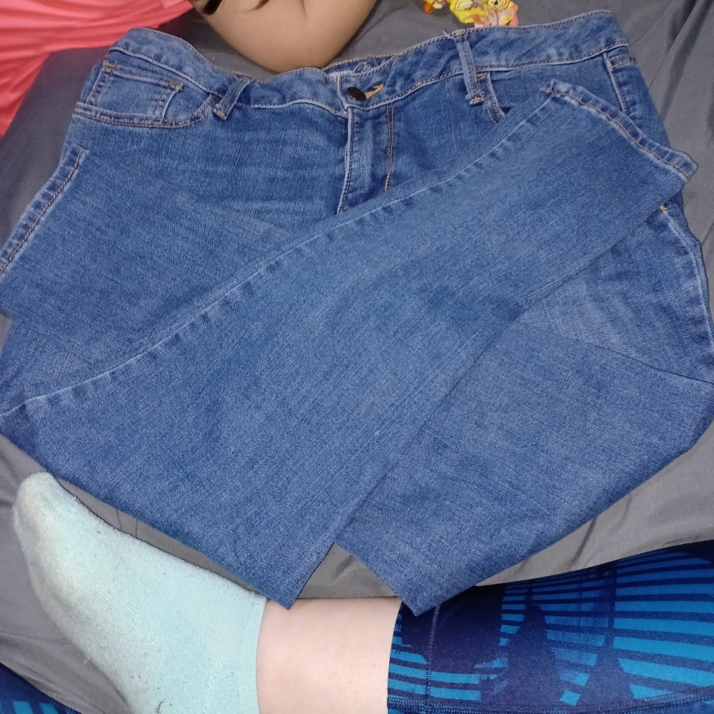 Old Navy boy friend jeans size 16 only been washed